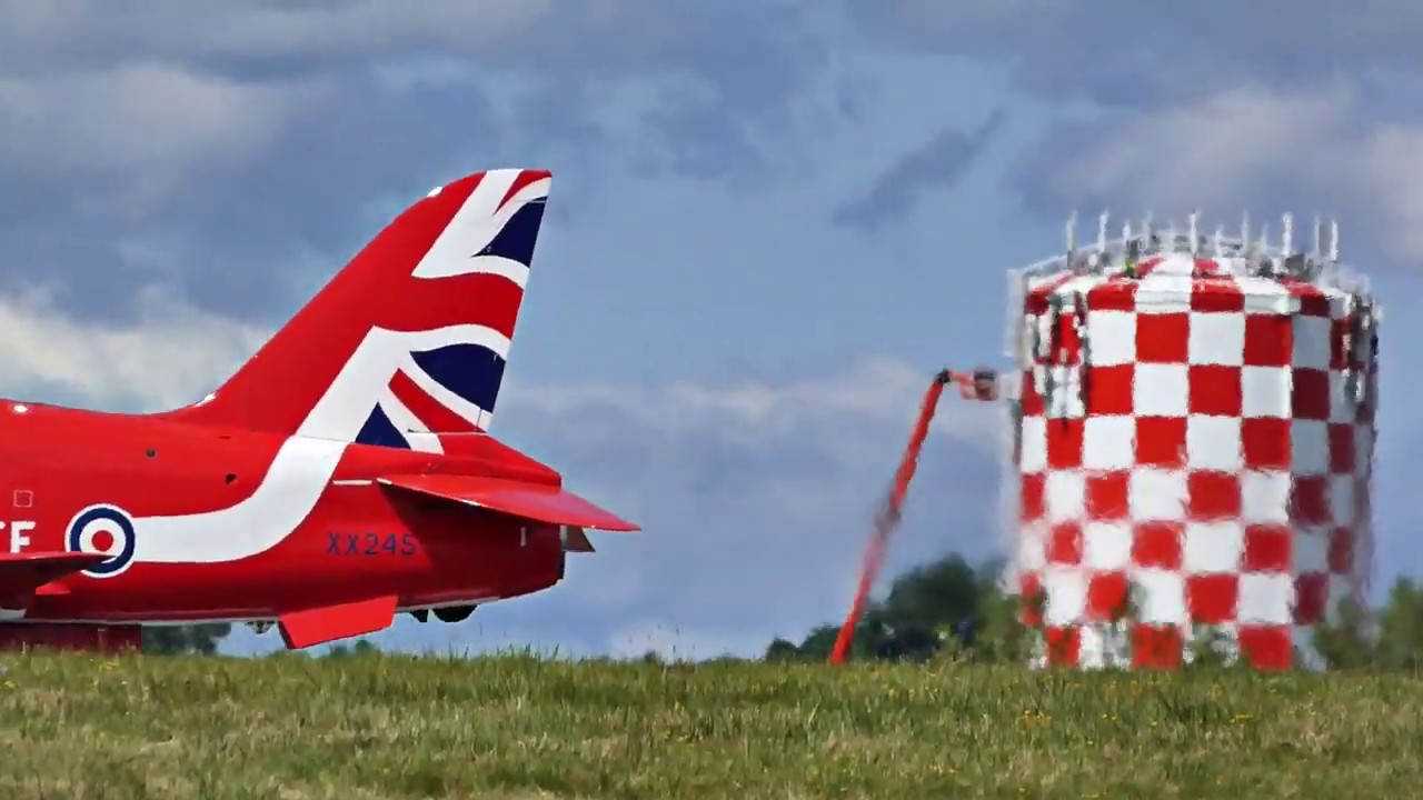 Royal Air Force’s Red Arrows Performing at NY Air Show 8/24/2019
