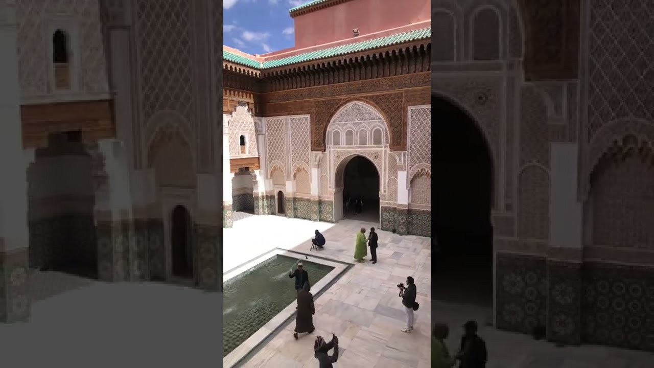 The Koranic school Ben Youssef   #Explore #marrakech #visit #morocco #medersa #beyousaf