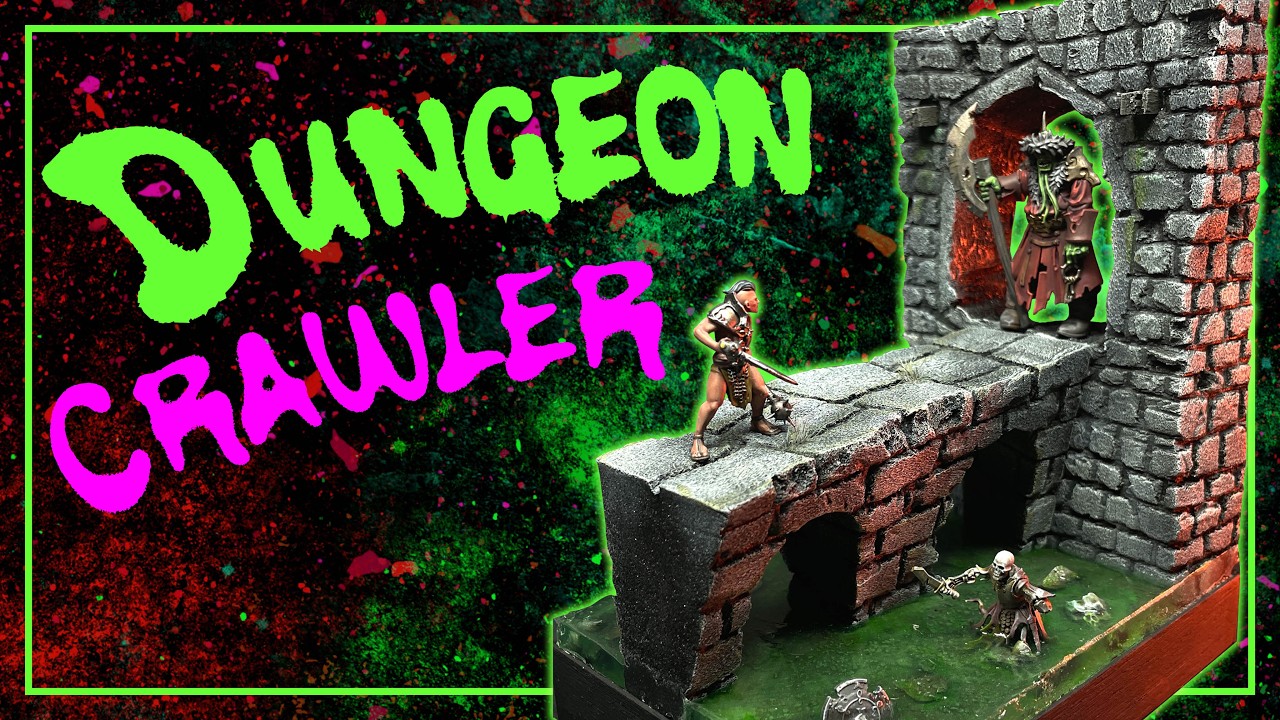 How to make a FANTASY dungeon diorama I Warhammer