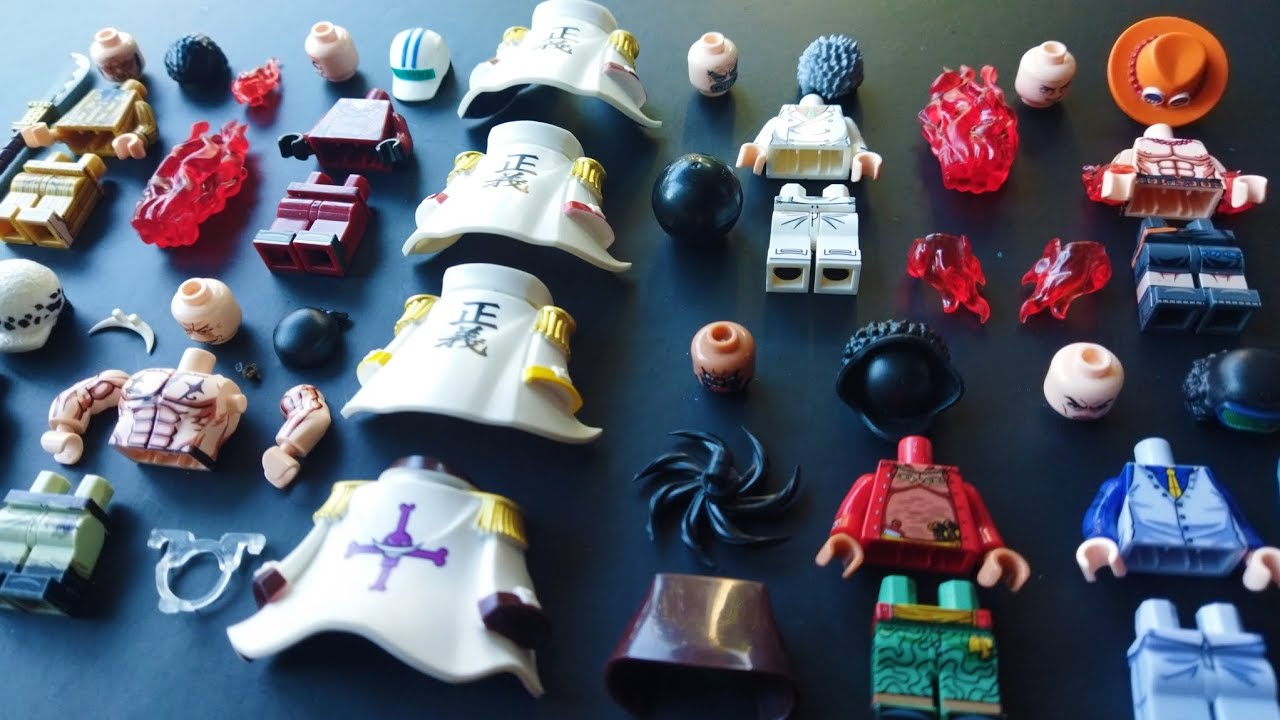 LEGO one piece marineford war | Shirohige | Akainu sakazuki | D Ace |  D Garp | lego unofficial
