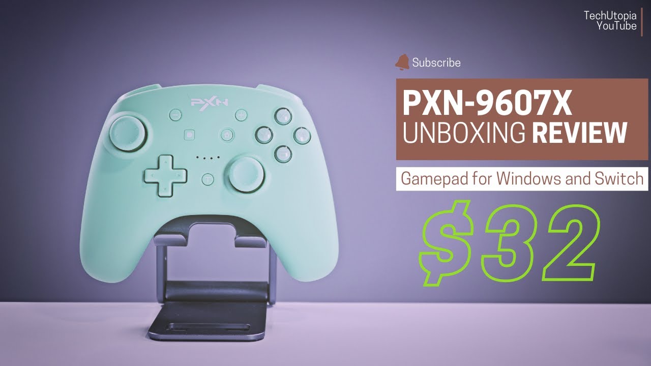 The best gamepad for PC and Switch in 2022? PXN-9607X Review I NFC I 6 Axis Gyro I Wireless-Wired