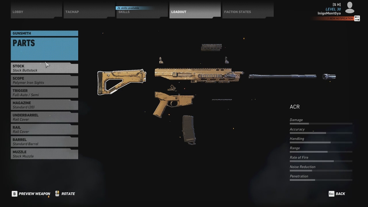 Ghost Recon Wildlands - ACR Loadout - Best Mods / Attachments - Gun Guide