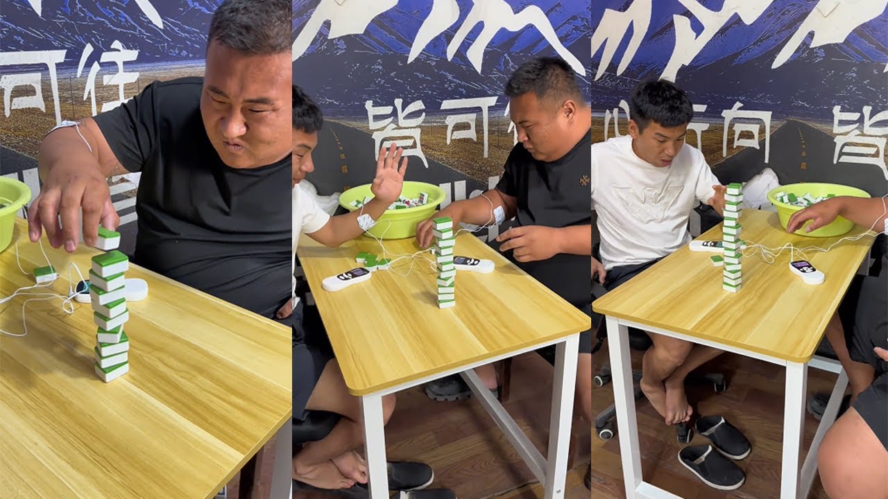 Physical therapy device challenge: Flicking someone on the forehead.#funny#hilarious