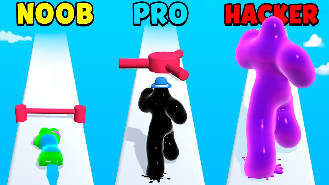 NOOB vs PRO vs HACKER - Blob Runner 3D