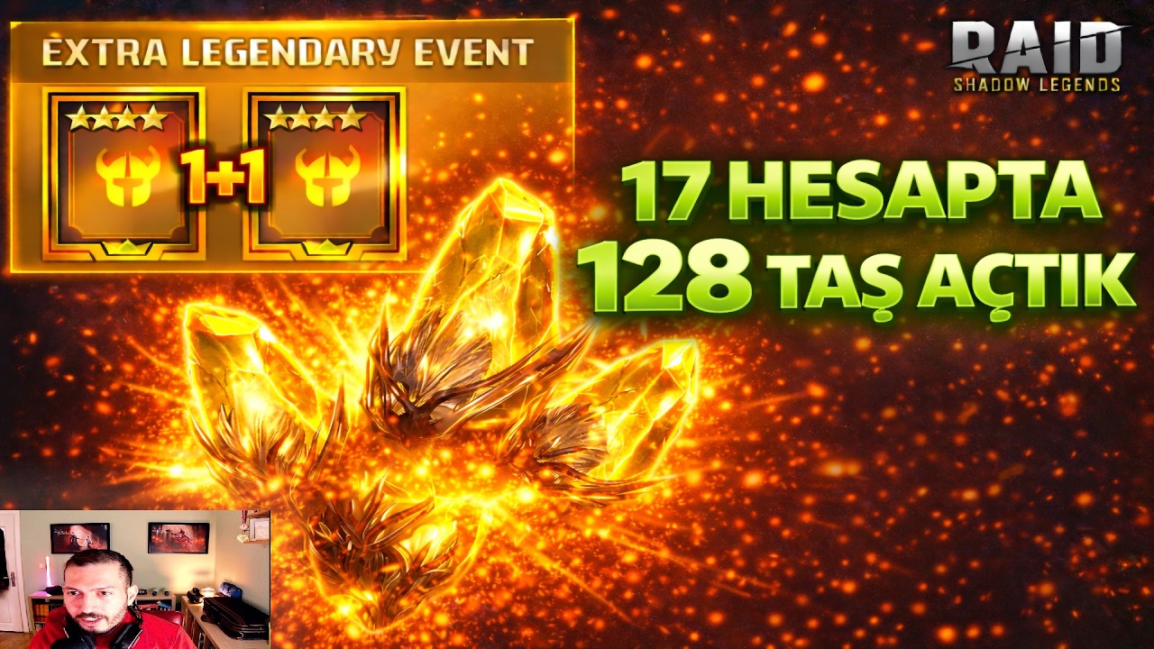 17 Hesapta Yüzlerce Sarı Taş Açtık! | Raid 1+1 Event - #raidshadowlegends #raidrpg #raidmobilegame
