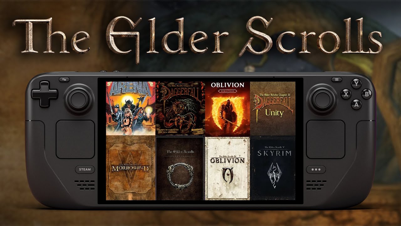 The Elder Scrolls Franchise on Steam Deck | Full Performance Test