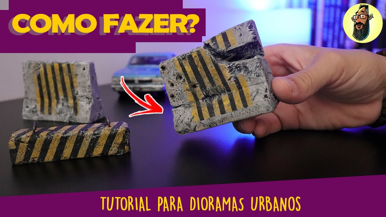 COMO FAZER TEXTURA DE CONCRETO PARA DIORAMAS
