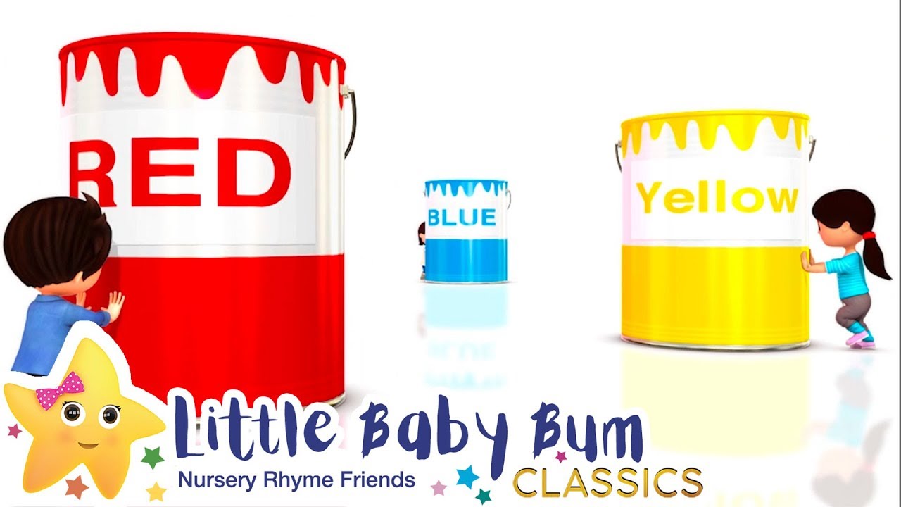 Learn to Mix Colors | Mixing Colors Song | Kids Song | Little Baby Bum