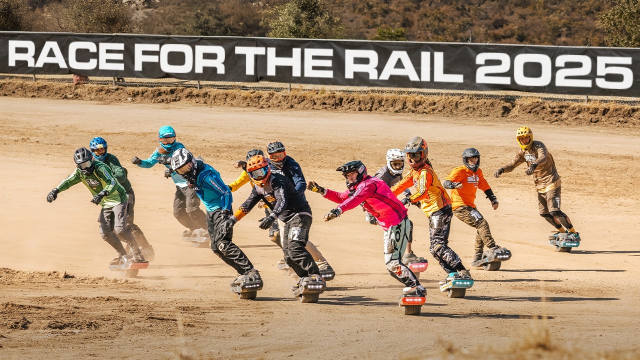 The Wildest Onewheel Race Ever?!? Race for the Rail 2025