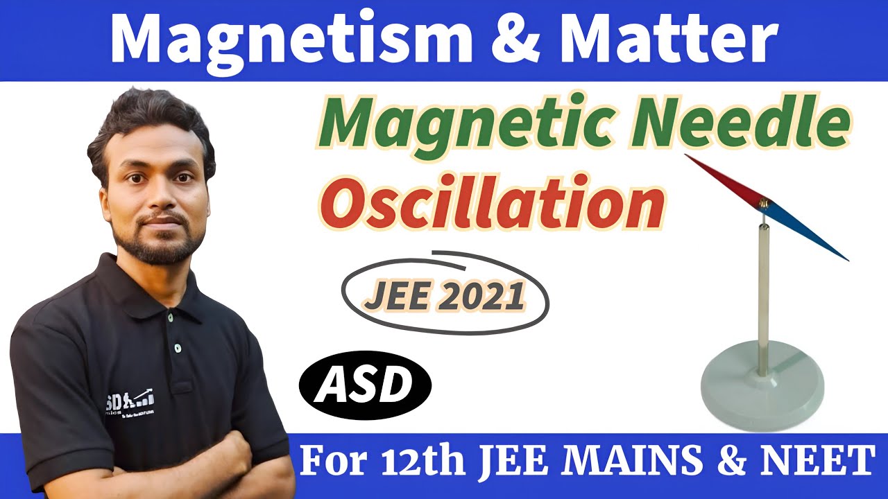 JEE 2021_In a uniform magnetic field, the magnetic needle has magnetic moment 9.85×10^(-2)A/m2 and