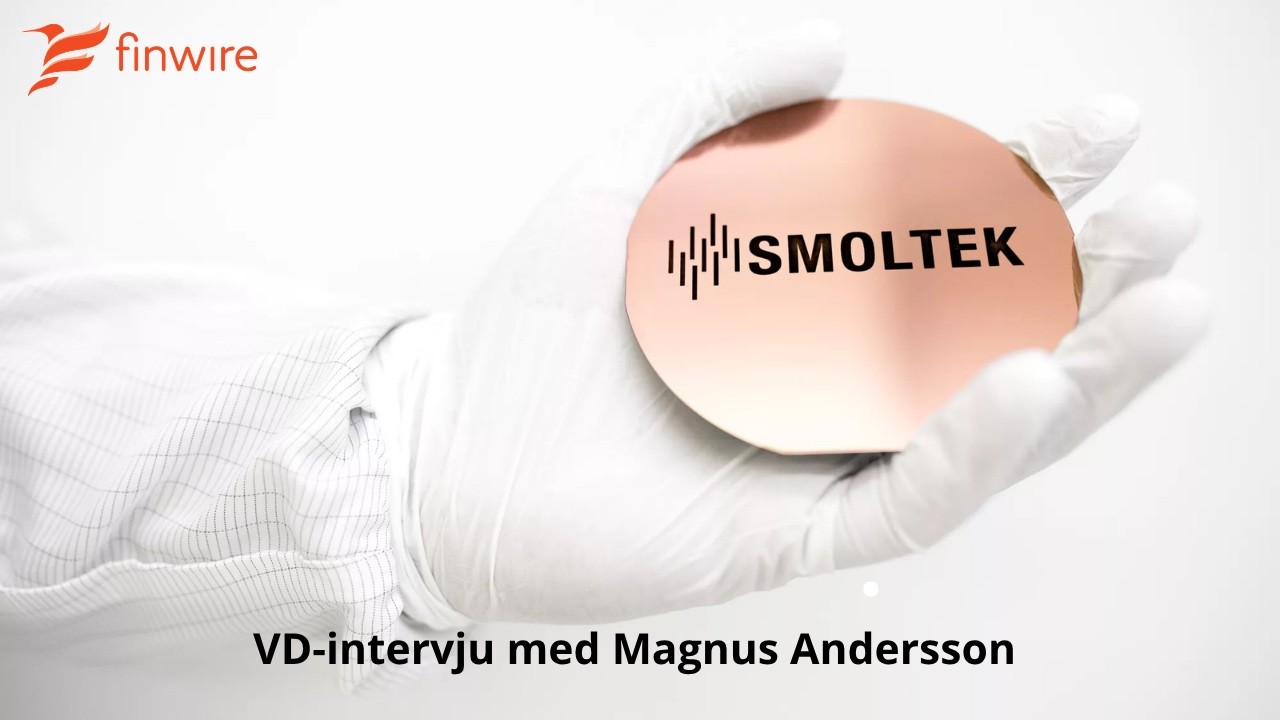 VD-Intervju med Magnus Andersson, Smoltek