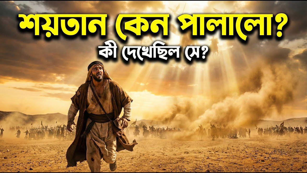 বদর যুদ্ধে শয়তান হঠাৎ কেন পালিয়েছিল? কী দেখেছিল সে? | Islamic Story || Islamic Documentary