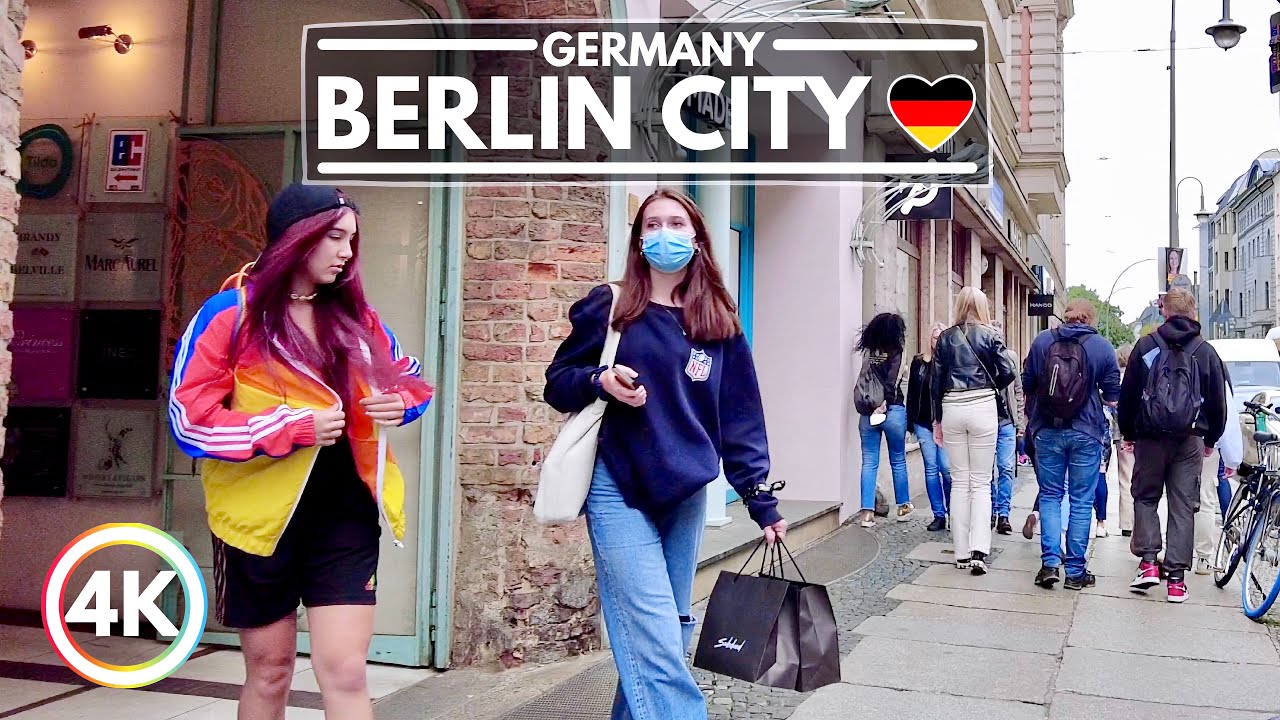 Berlin Germany, Walk Around Famous Hackescher Markt, Hackesche H&ouml;fe, Alexanderplatz in 4K