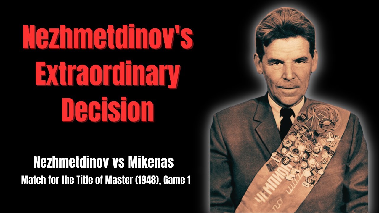 Creative Punishment for the Early Queen Development. Nezhmetdinov vs Mikenas 1948