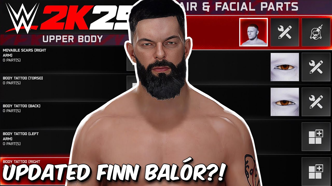 WWE 2K25: Обновленный Финн Балор