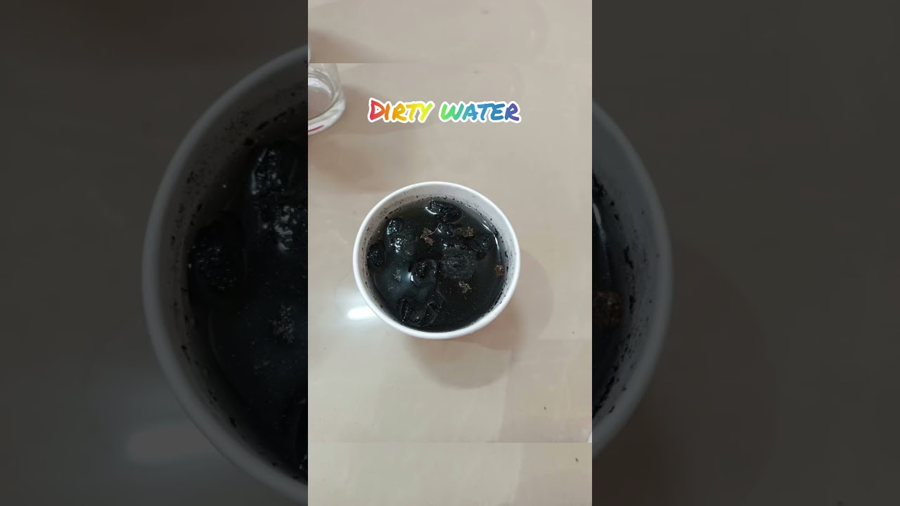How to make a simple Water Filter Project for School#experiment