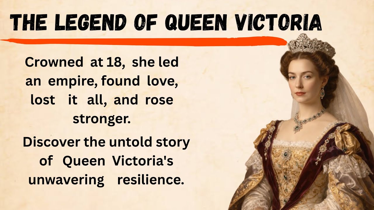 The Real Life Story of Queen Victoria || Learn English Through Story Level 2 ✅️