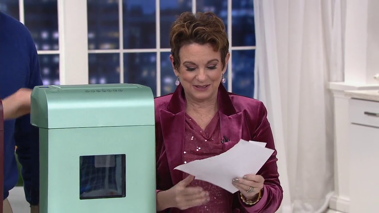 Royal 9-Sheet Micro-Cut Shredder with 100-Sheet Auto-Feed Tray on QVC