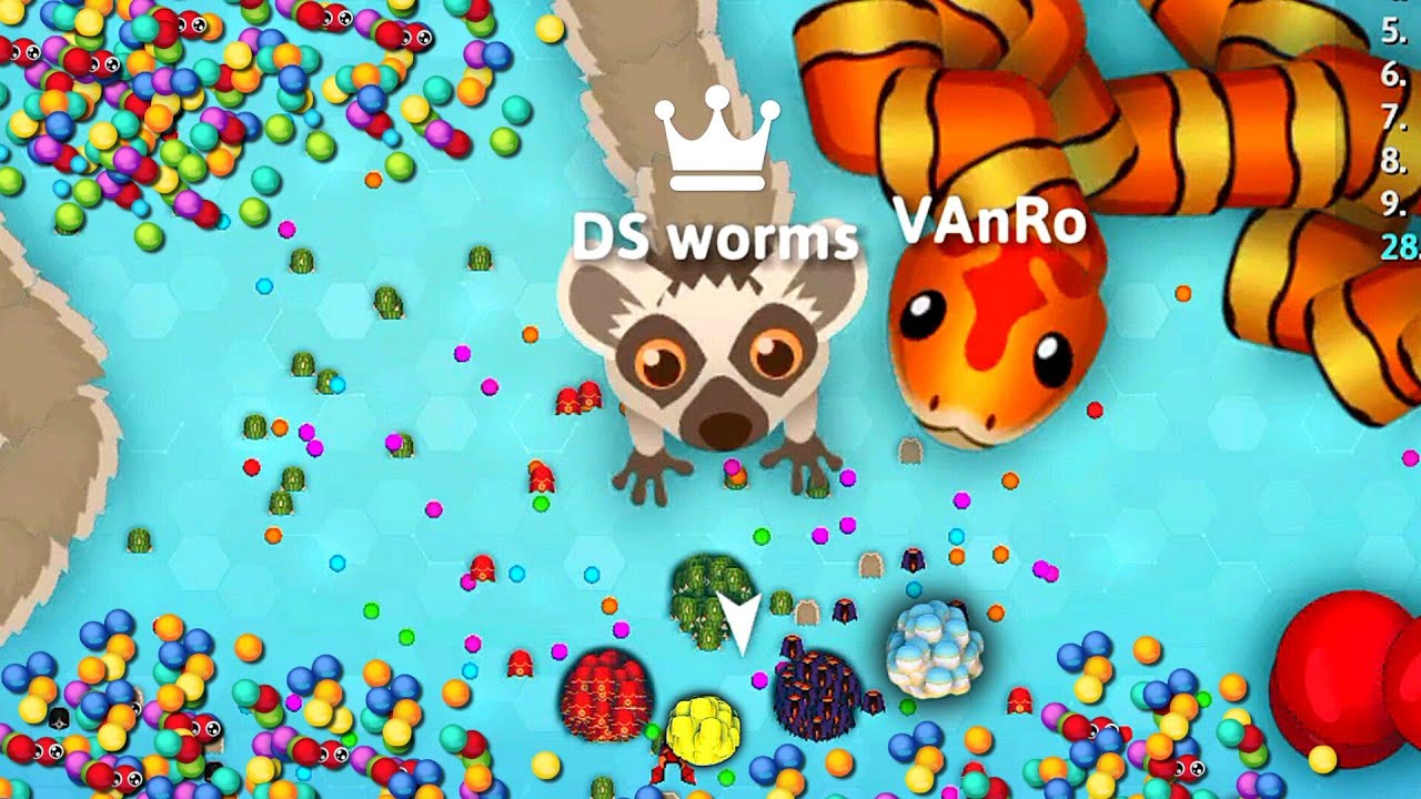 Snake io 🐍 Lamar snake | Clean Gameplay 69,000+ Score 😎 || DS worms
