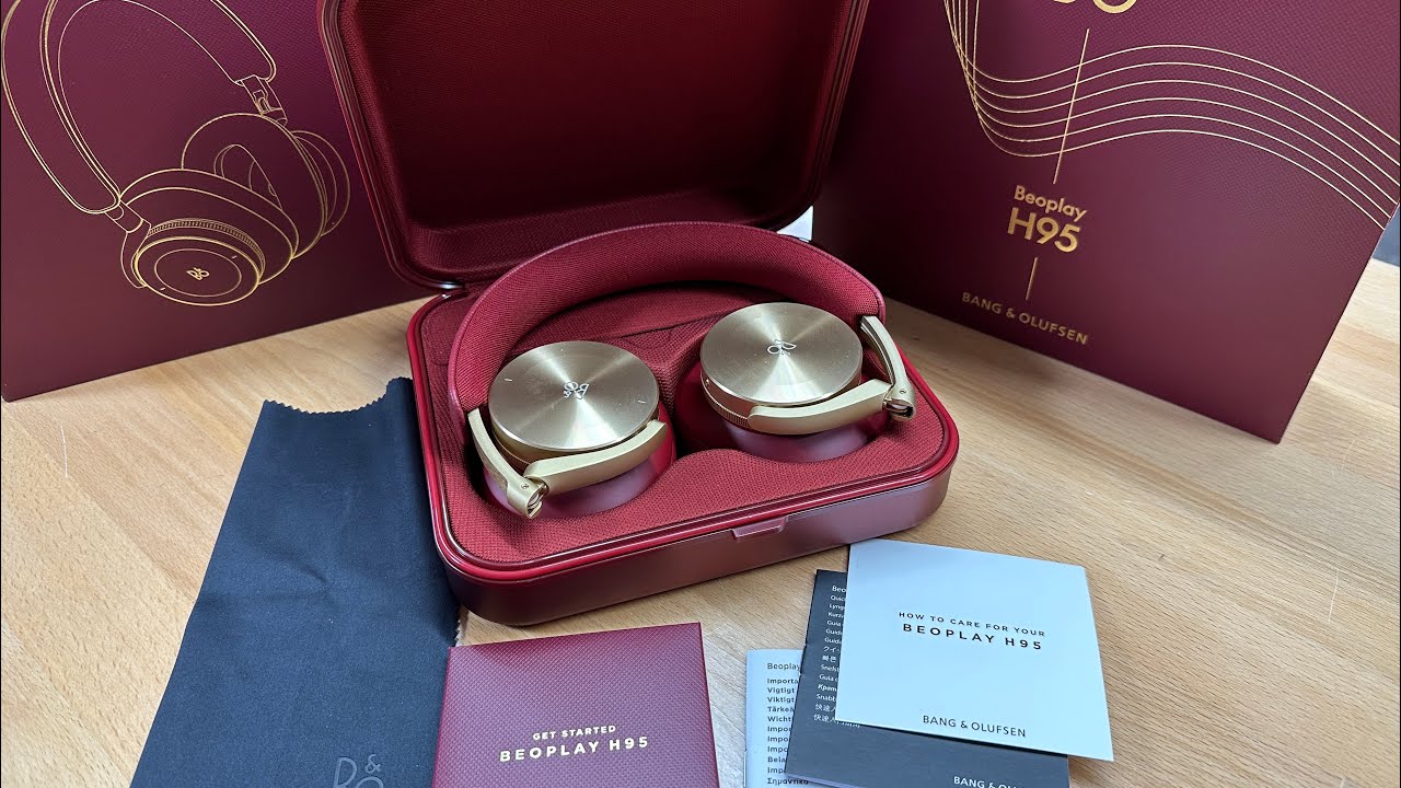 Bang & Olufsen Beoplay H95 Lunar Red - The Rolls-Royce of Headphones!