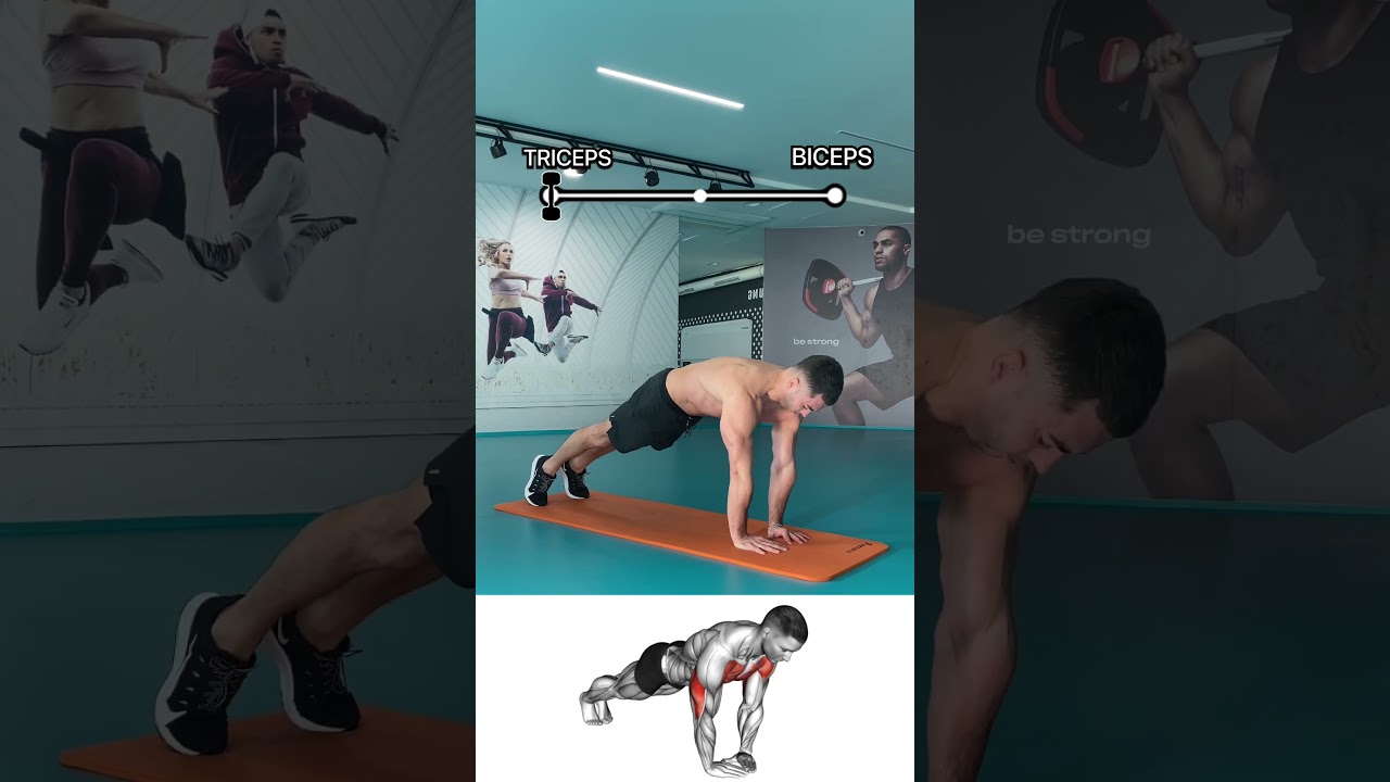 Triceps and Biceps Push Ups