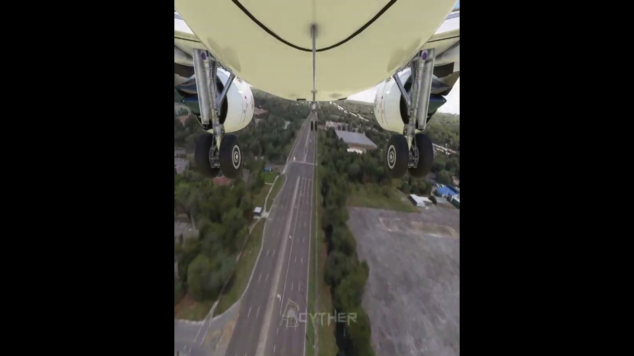 Beautiful Landing In St. Petersburg International Airport