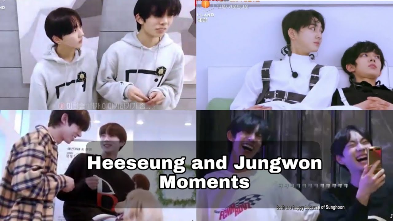 [PART 2] ILAND Jungwon and Heeseung Moments (ft. Figure skating king, Park Sunghoon)