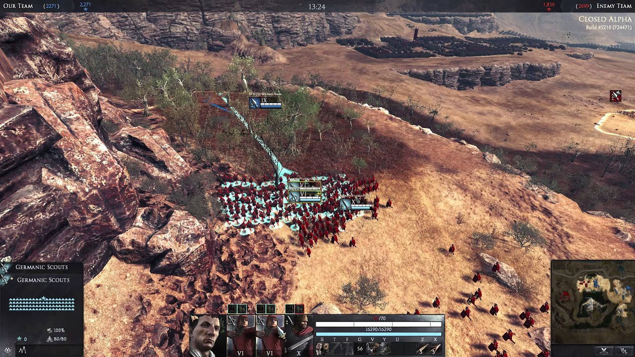Total War: ARENA - Caesar - Match 232 (Live) (Closed Alpha)