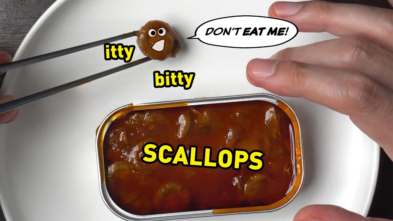 VERY LOW-EFFORT TAPAS feat. SCALLOPS & CHIPS | Canned Fish Files Ep. 159