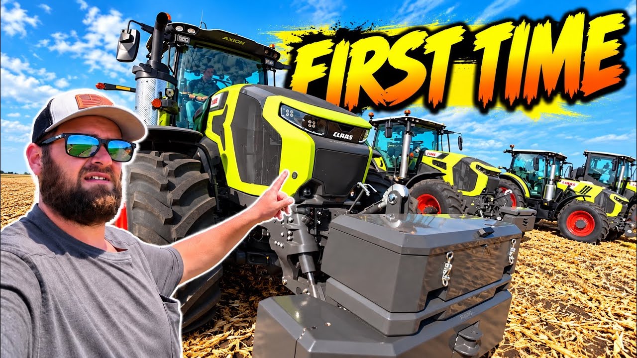 Мне дали порулить новым трактором Claas. Я под большим впечатлением