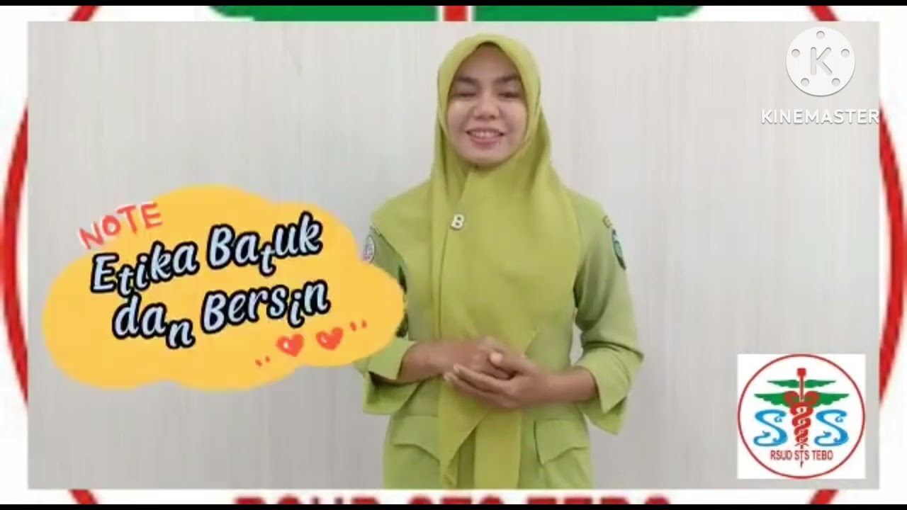 Pesan dari RSUD STS Tebo Etika batuk dan Bersin mohon di Terapkan di kehidupan sehari hari 