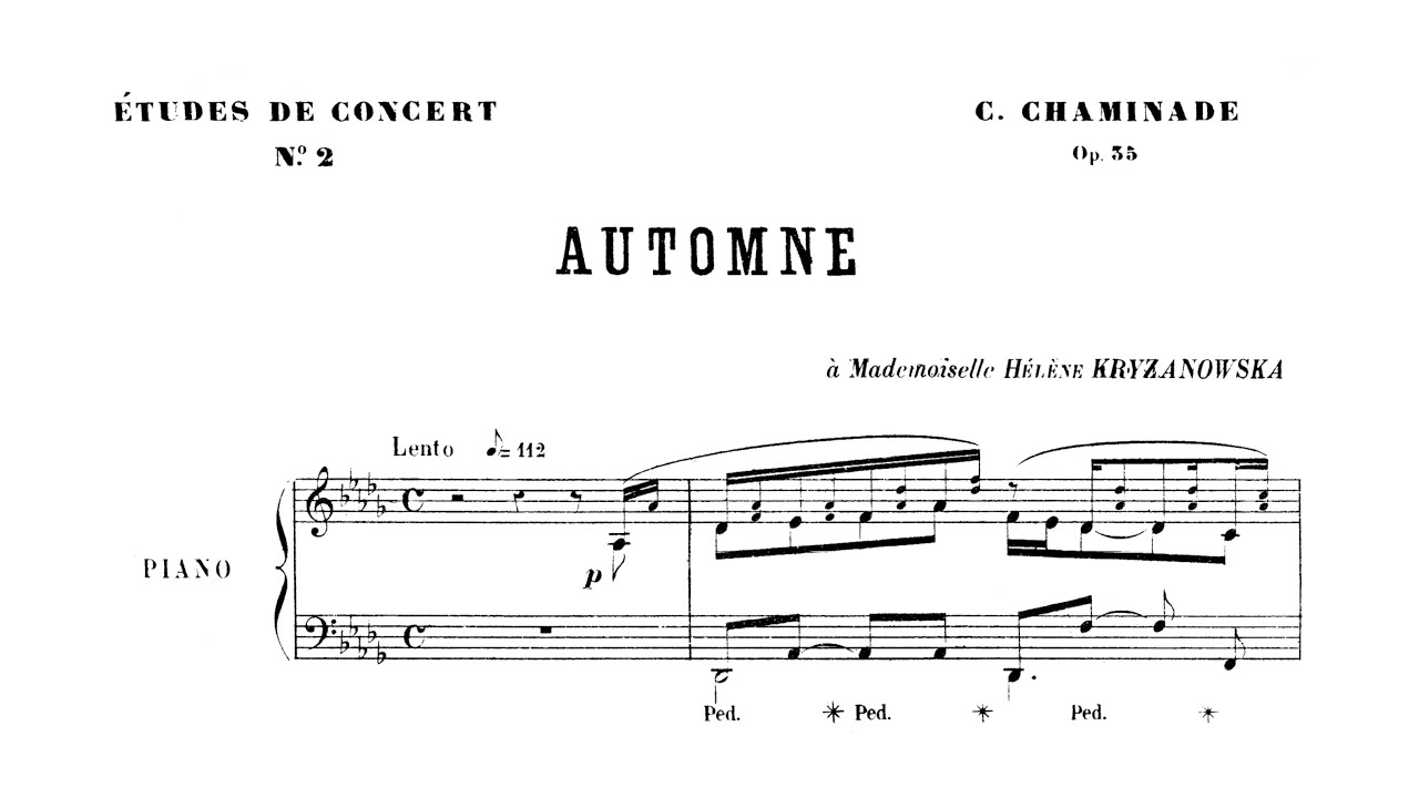 Chaminade - Etude Op. 35, No. 2 [Stephen Hough]