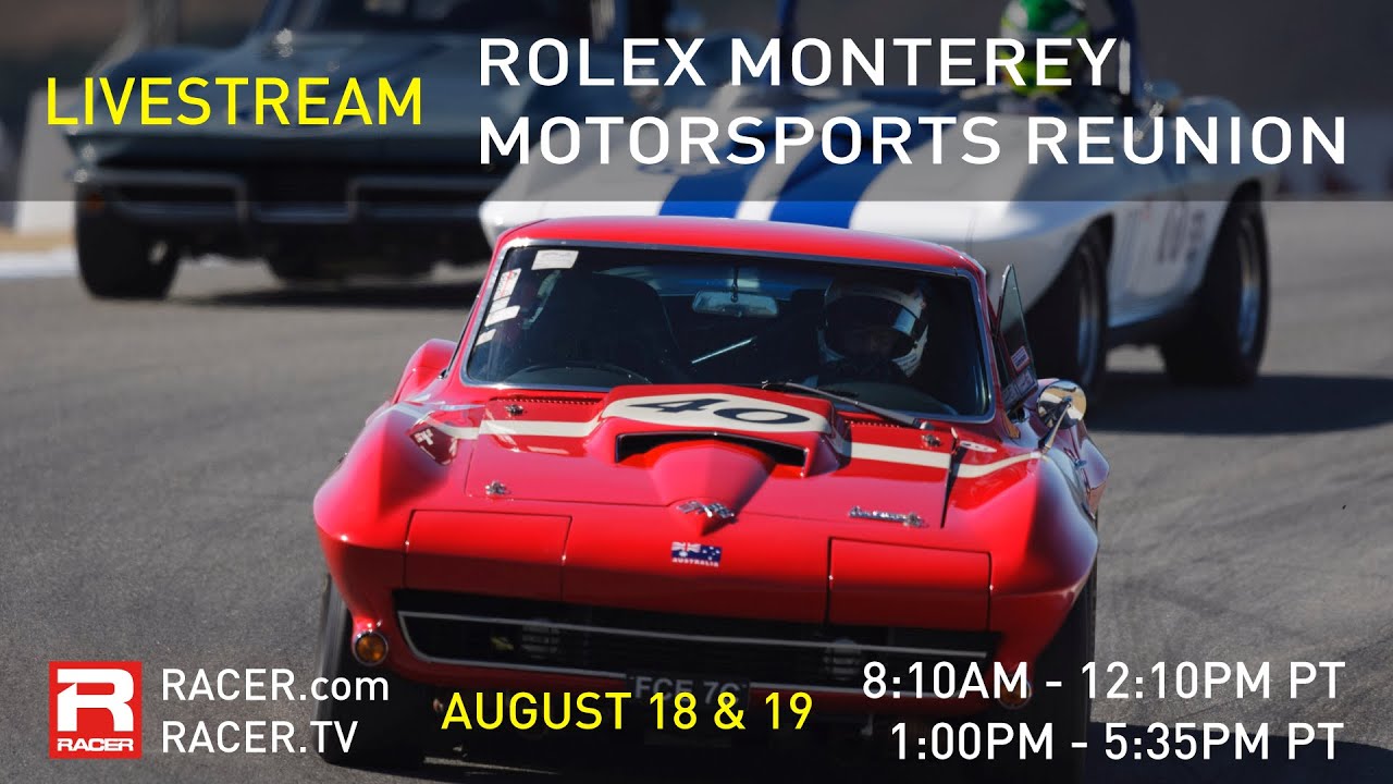 2023 Rolex Monterey Motorsports Reunion | Livestream - Aug 19