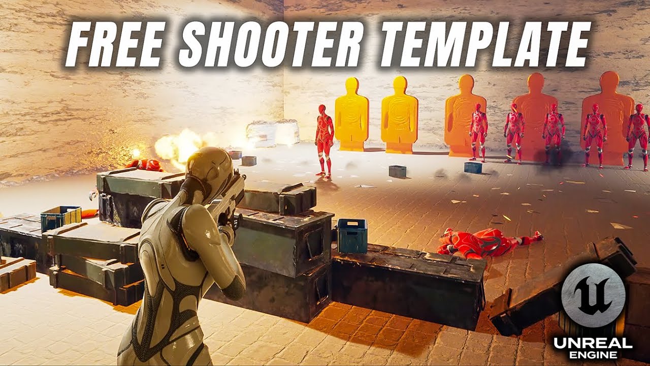 FREE SHOOTER TEMPLATE in UNREAL ENGINE 5.6!