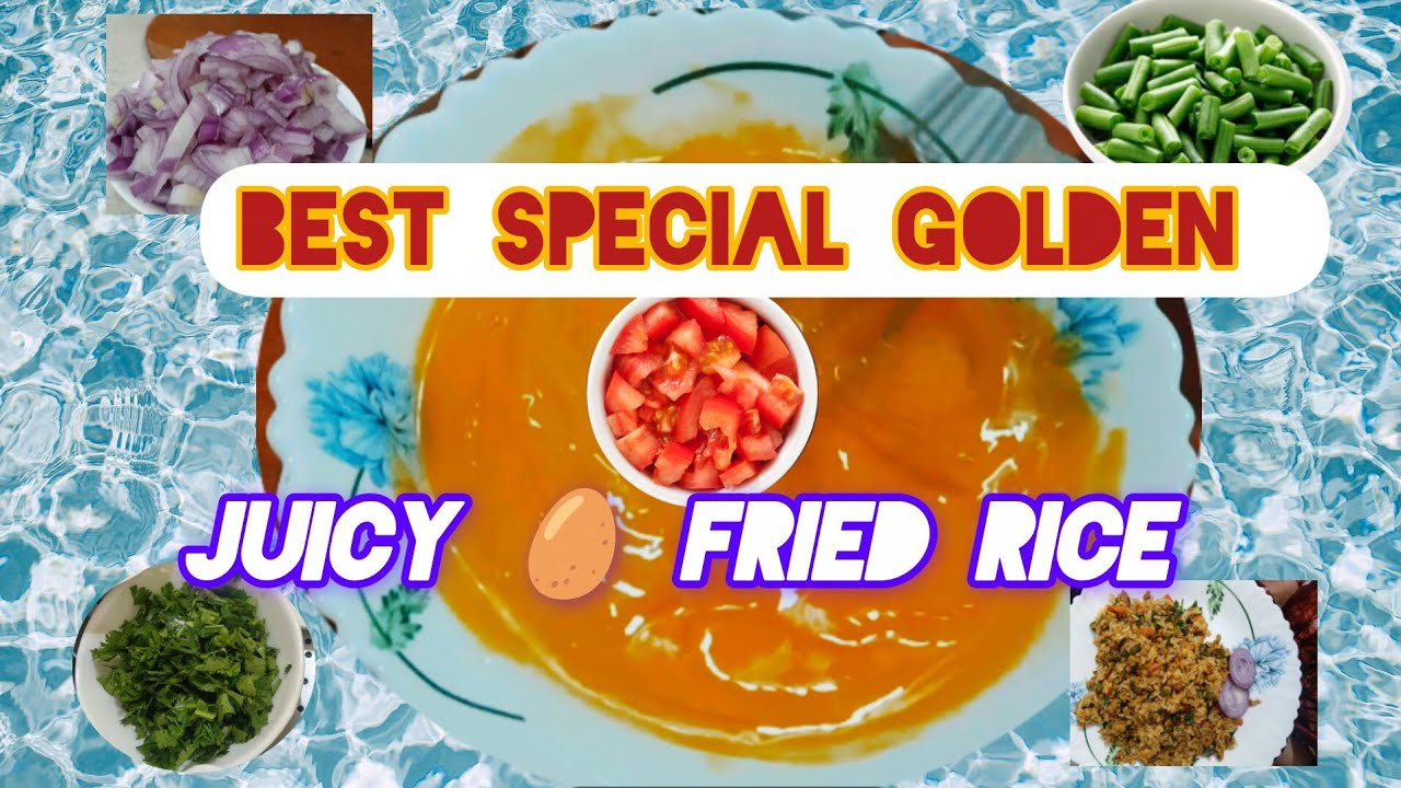 Signature Spice golden 🥚 egg fried rice recipe.