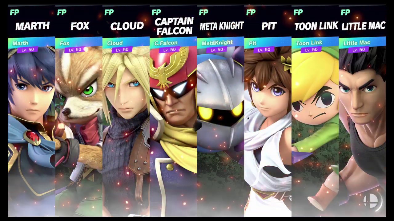 Super Smash Bros Ultimate Amiibo Fights Request #1200 10 Stock 8 Player Smash