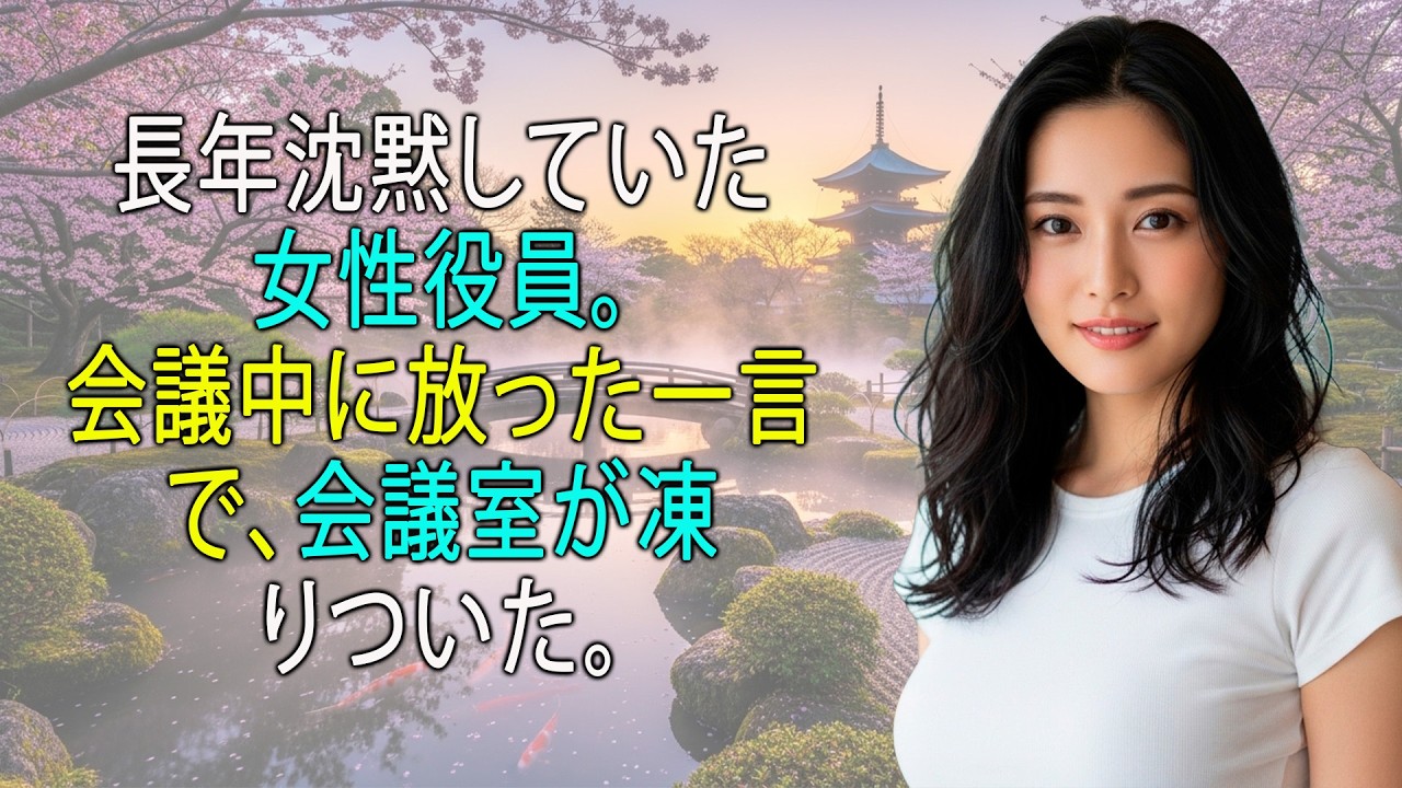 役員会議の途中、私はノートを閉じてこう言った。