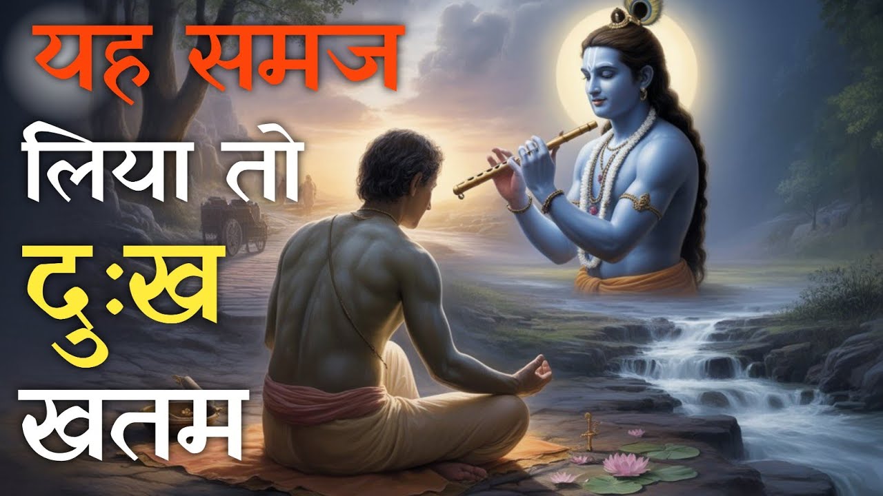 जीवन में दुख क्यों आते हैं? | Shri Krishna का गहरा उत्तर | Krishna Motivation in Hindi