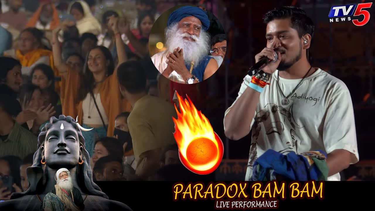 Paradox Bam Bam LIVE Performance at Isha Mahashivratri 2025 LIVE | Sadhguru | TV5 Entertainment