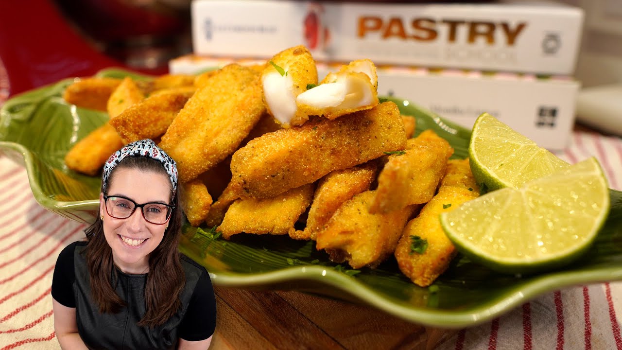 FILÉ DE TILÁPIA FRITO - ISCA DE PEIXE MUITO FACIL
