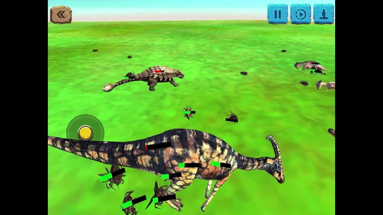 39 swarm bugs vs a herbivores dinosaurs #animalrevoltbattlesimulator 