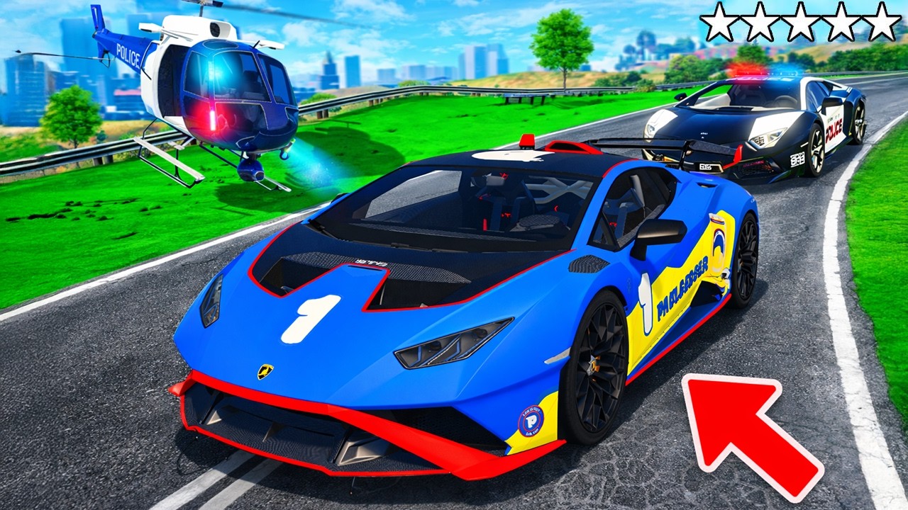 POLIZEI verfolgt TEUERSTE YOUTUBER AUTOS in GTA 5! (Polizei vs. Dieb)