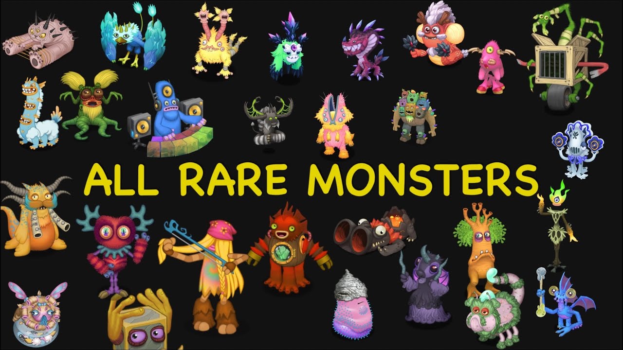 All Rare Monsters In My Singing Monsters Pt. 1