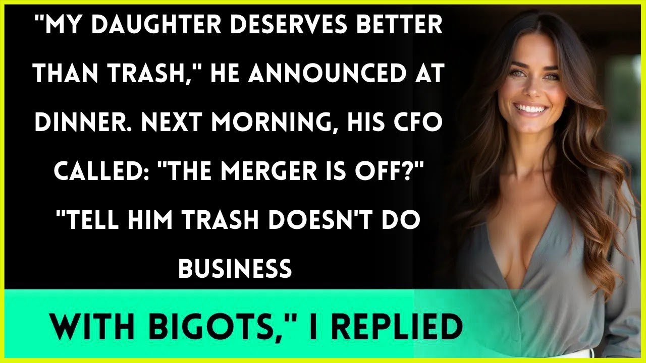 My Fiancée's Dad Called Me 'Trash' at Dinner—Then Begged Me Not to Cancel the Merger