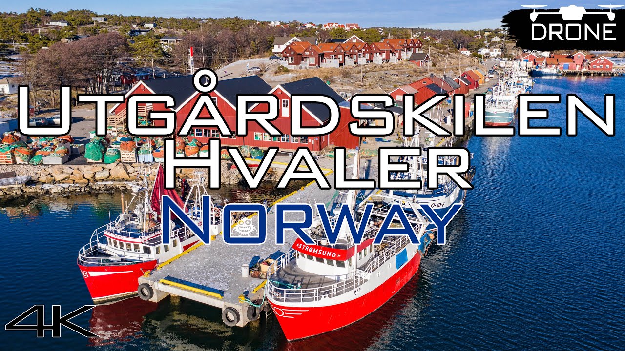 Hvaler, Winter at Utgårdskilen - Cinematic Drone Video, Norway, 4k