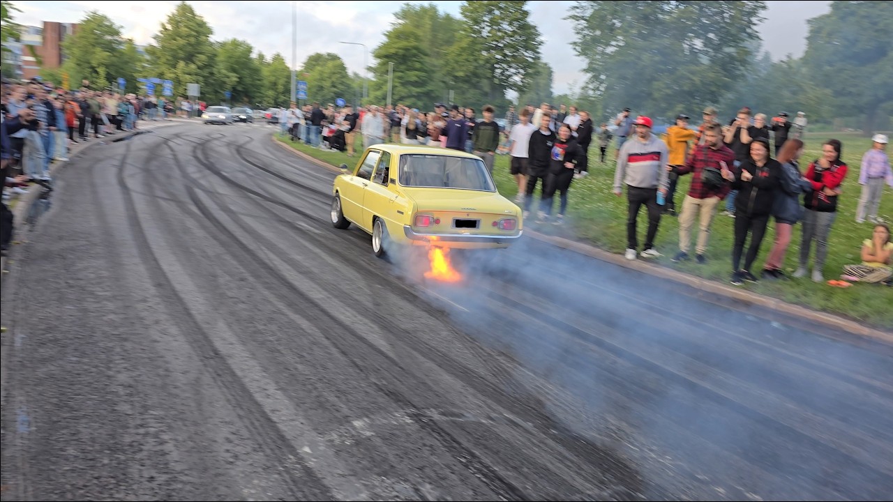 Tuner Car Burnouts | Vantaa Cruising 7.2024