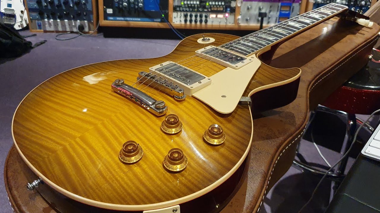 2021 Gibson M2M Custom Shop 1959 Les Paul Standard 59 Reissue Golden Poppy Burst VOS Made To Measure