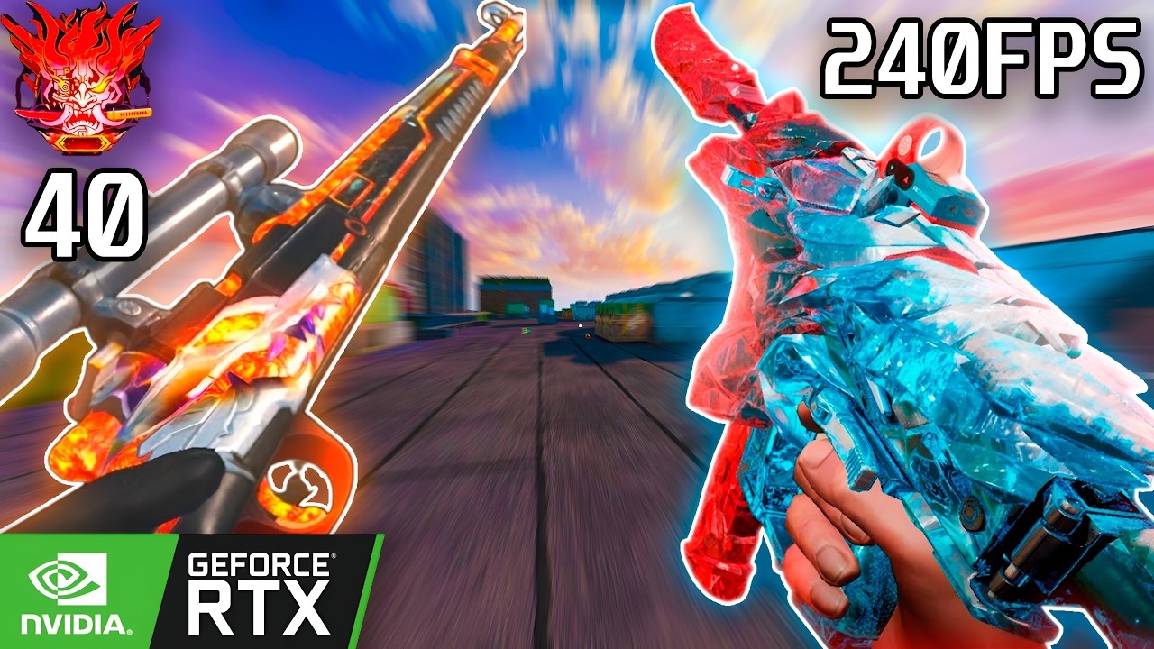 BLOOD STRIKE - 40 KILLS - INP-9 ICE AND LAVA + LAVA KAR98K!! ULTRA GRAPHICS - 240FPS - RTX2080!!!
