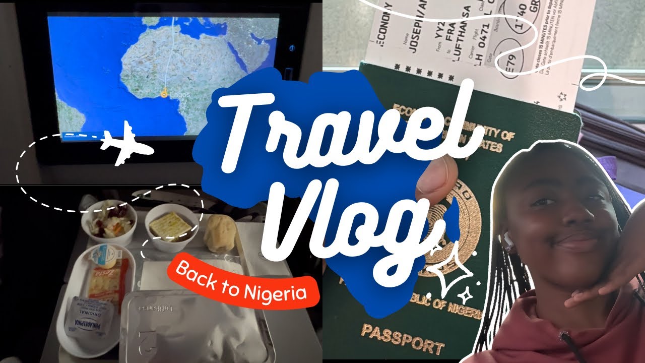TRAVEL VLOG! I flew back to Nigeria for my graduation | Canada 🇨🇦 to Nigeria 🇳🇬 | Amaracheee💜💜💜