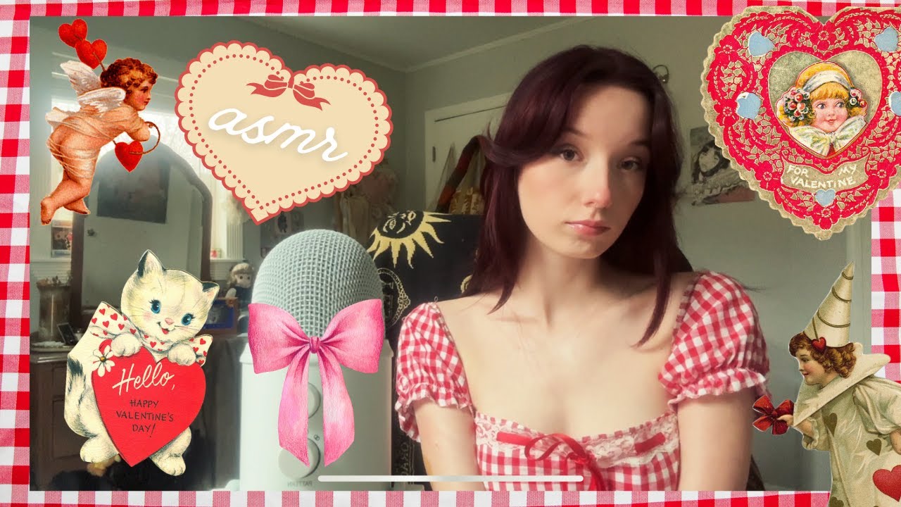 ASMR ♡ valentines day thrift haul ♡